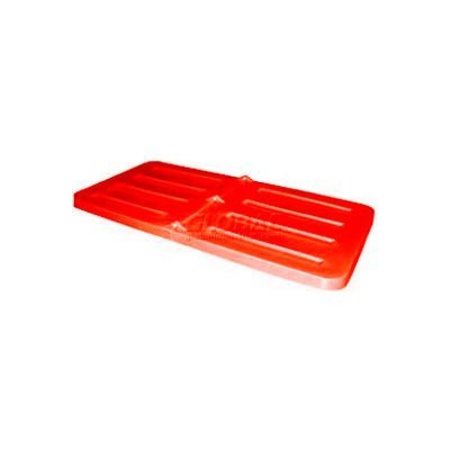 BAYHEAD PRODUCTS Bayhead Products Lid for 1/3 Cu. Yd. Tilt Truck, Red 1/3-LID-RD